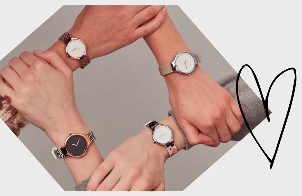 Zegarek z wymiennymi paskami