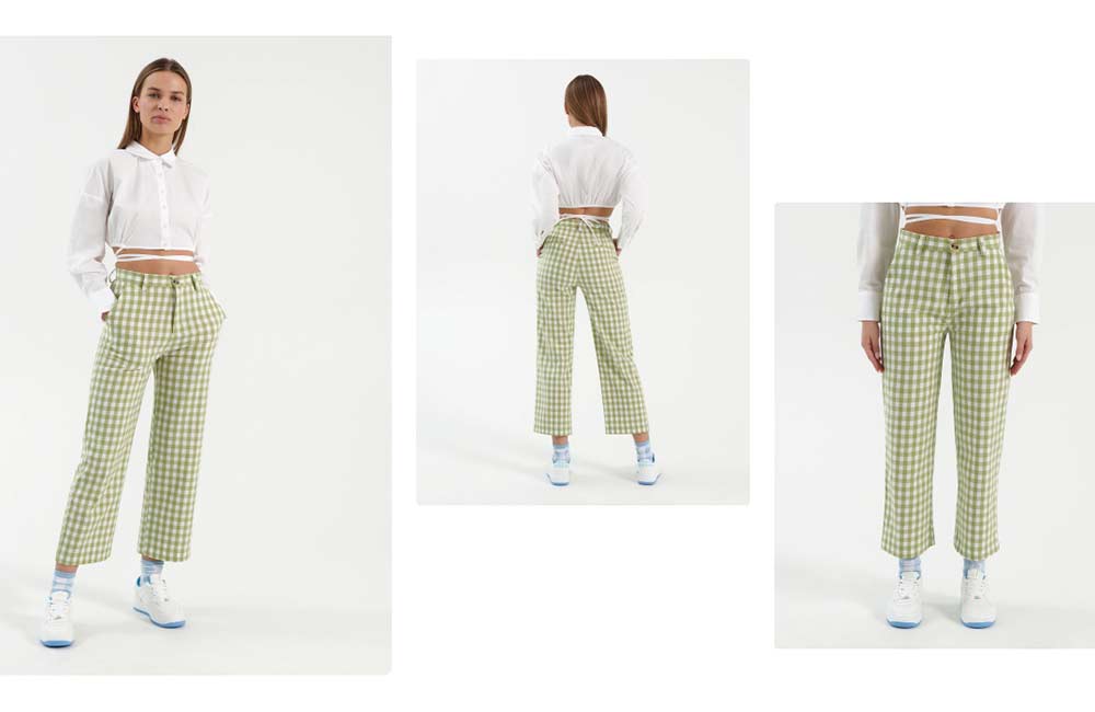 Spodnie wide-leg Spodnie wide-leg