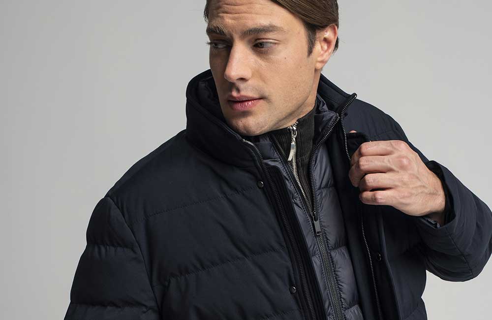 Męskie kurtki pikowane